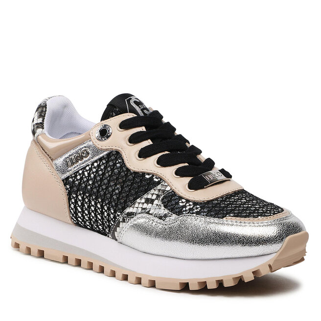 Sneakers Liu Jo Wonder 01 BF2061 TX254 Silver/Nude S1167 BF2061 imagine noua