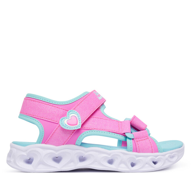 Sandały Skechers Heart Lights Sandals 303114L/PKTQ Różowy - dziewczęce