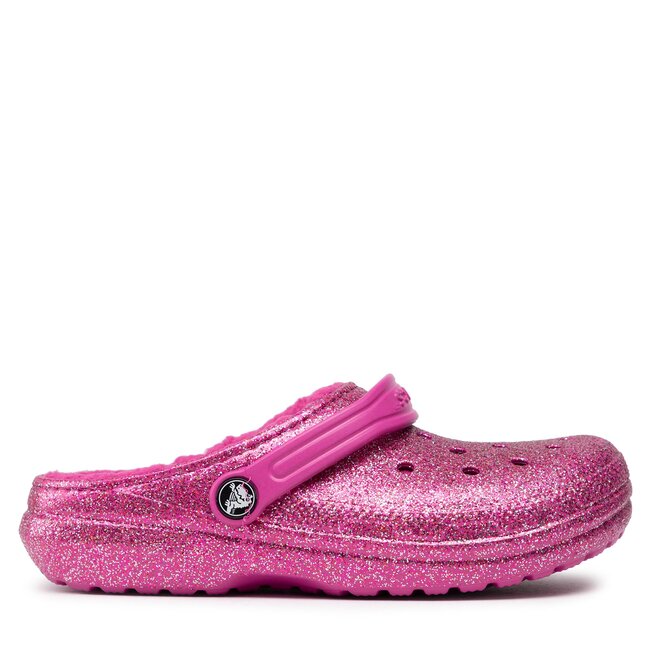 Crocs Ciabatte Crocs Classic Lined Glitter Clog K 207462 Fuchsia Fun/Multi