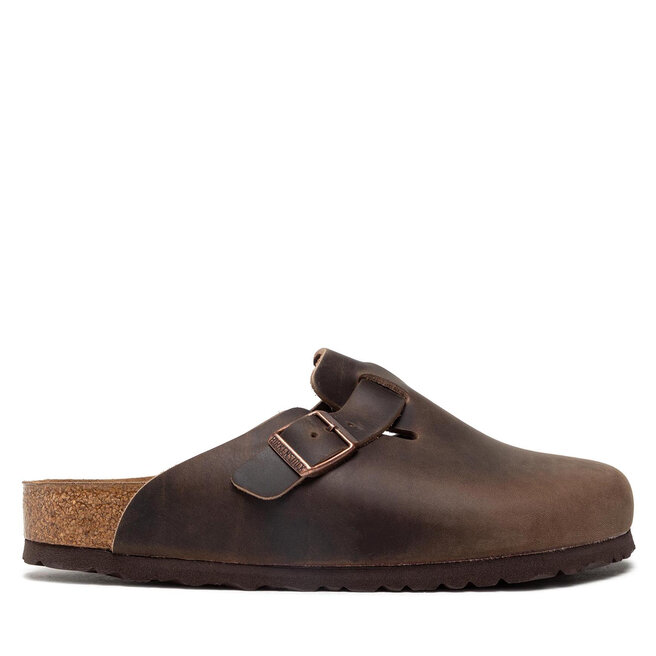 Klapki Birkenstock Boston Bs - Brązowy