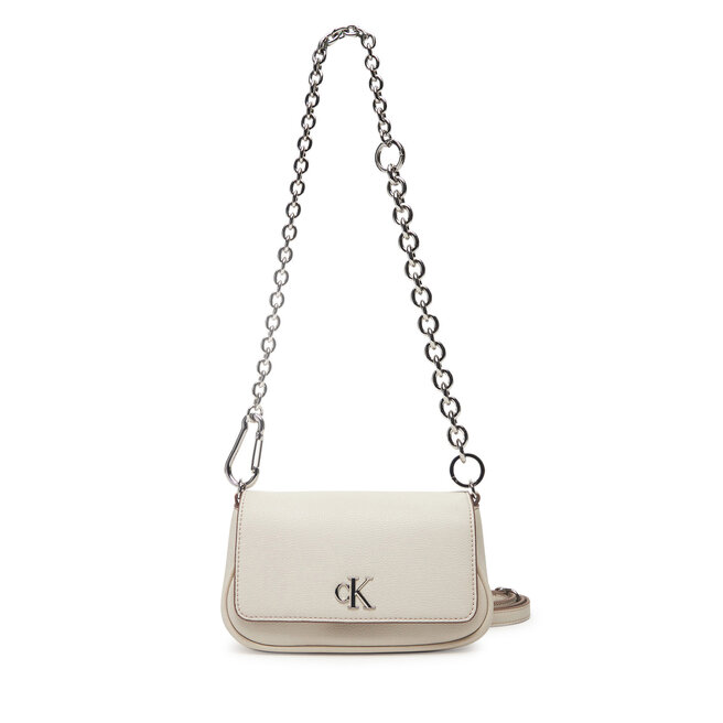 Torebka Calvin Klein Jeans Minimal Monogram Shoulder Bag20 - Écru