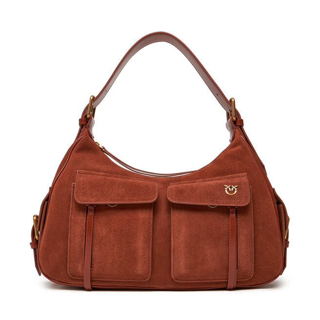 Torebka PINKO Cargo Bag Maxi PE 25 PLTT 104507 - Brązowy