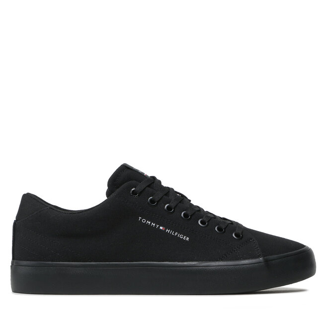 Tenisówki Tommy Hilfiger Hi Vulc Core Low Canvas - Czarny