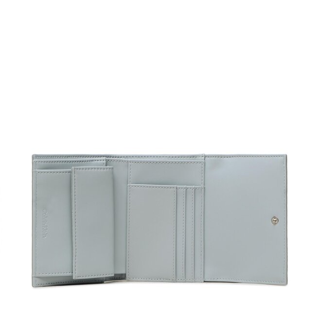 Calvin Klein Portofel Mare de Damă Calvin Klein Re-Lock Trifold Md Pbl K60K609492 DYI