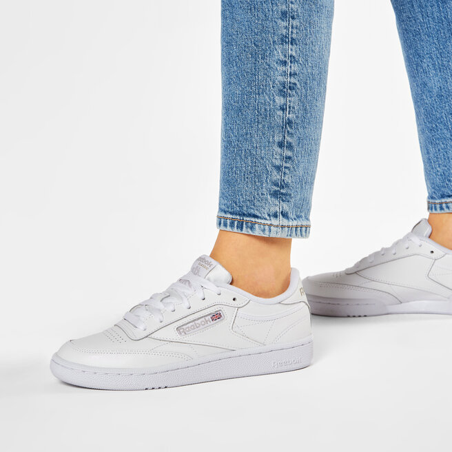 Apavi Reebok Club C 85 BS7685 White/Light Grey • Eapavi.lv