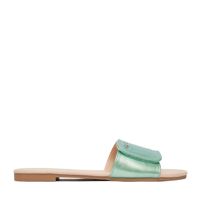 Klapki JENNY CEO-WFA2740-1 Zielony -
