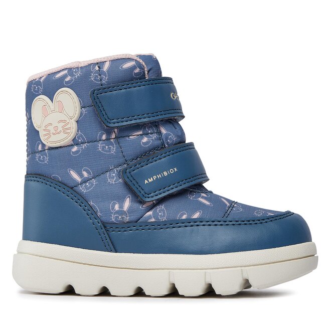 Śniegowce Geox B Willaboom Girl B A B365AC 000MN - S Niebieski
