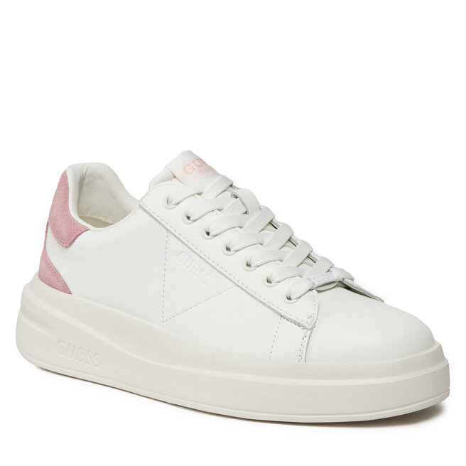 Guess Sneakers Donna In Pelle Nera – Modello FMKNG4 LEA12 – Chiusura Con Lacci E Zip - 2