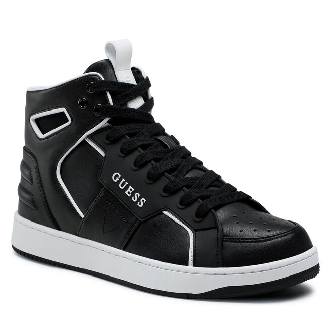 Sneakers Guess Basqet FL7BSQ LEA12 BLACK Basqet imagine noua