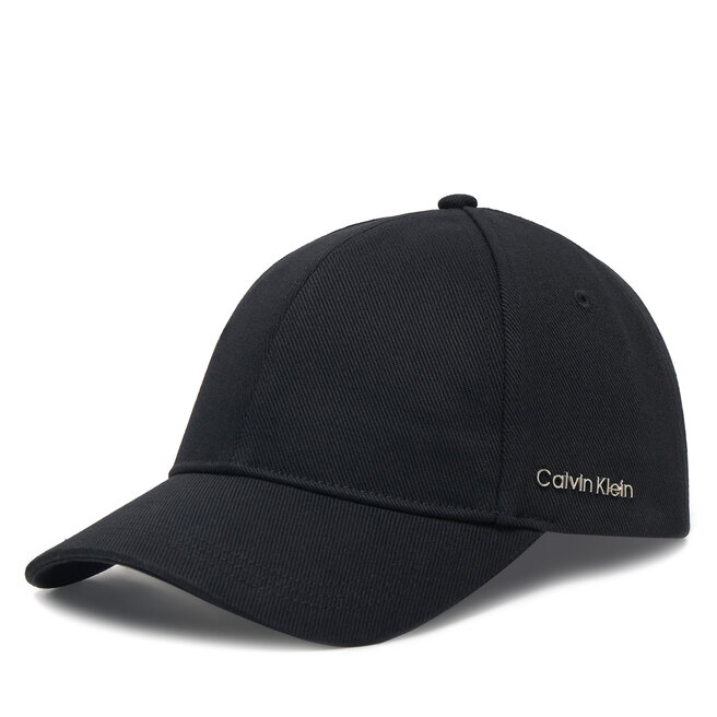 Czapka z daszkiem Calvin Klein Cotton Twill Cap - Czarny