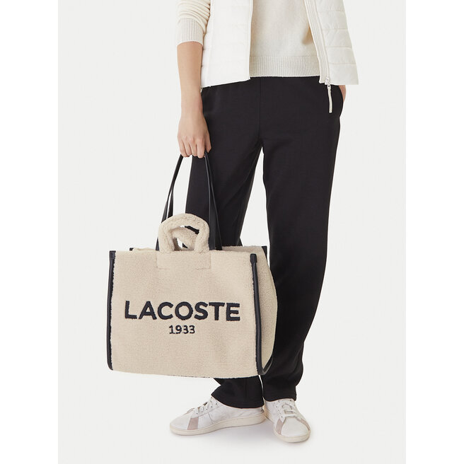 Torebka Lacoste NU5117HX Écru -