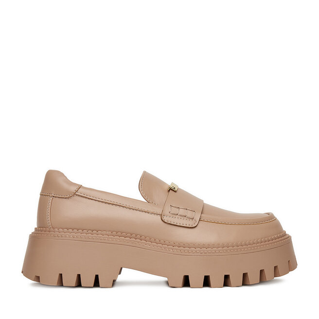 Loafersy DeeZee HY19001-2 Beżowy - kobiece