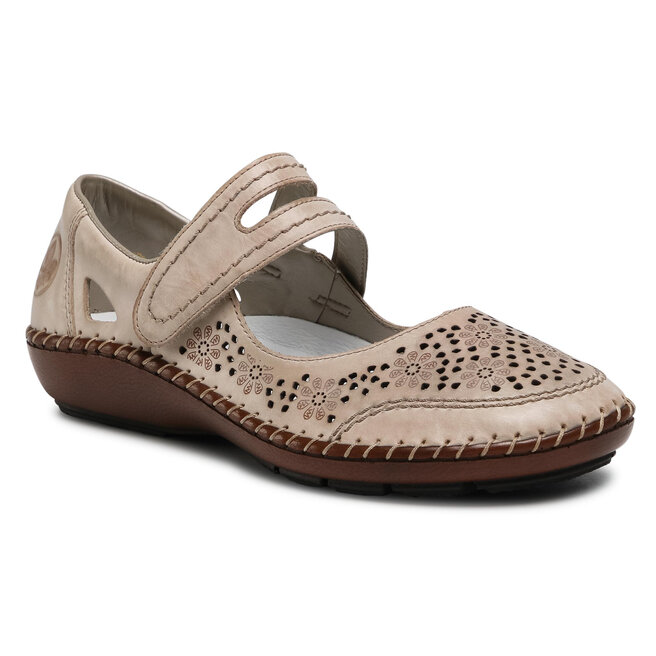 Rieker Félcipő Rieker 44875-60 Beige 1