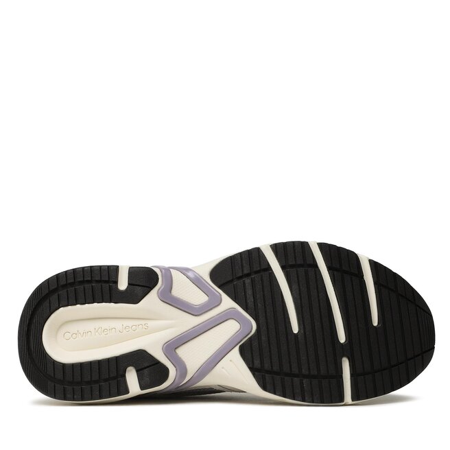 Calvin Klein Jeans Сникърси Calvin Klein Jeans Retro Tennis Su-Mesh wN YW0YW00891 Eggshell/Lavender Aura ACF
