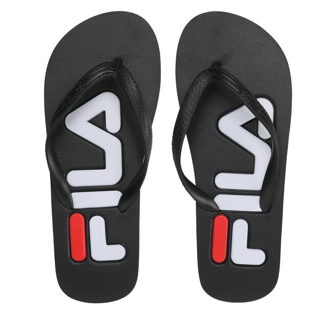 Japonki Fila Troy Slipper Teens FFT0016.80010 Czarny | eobuwie.com.pl