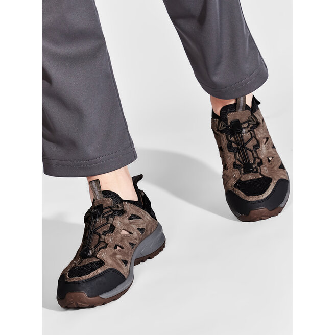 Jack Wolfskin Trekingová obuv Jack Wolfskin Woodland 2 Hybrid Low M 4051301 Brown/Phantom