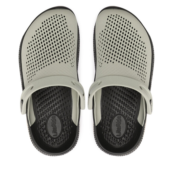 Crocs Şlapi Crocs Crocs Literide 360 Clog 206708 Elephant/Black 1LO