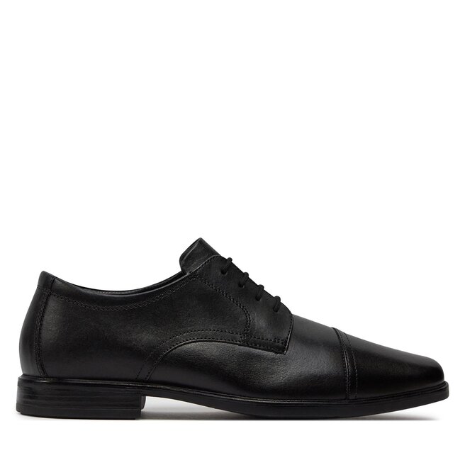 Półbuty Clarks Howard Cap - Czarny
