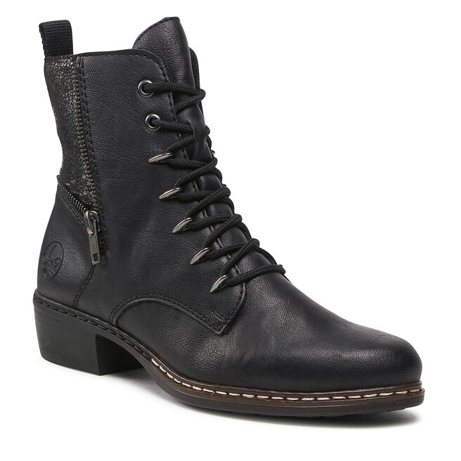 Botine Rieker Y0800-00 Schwarz