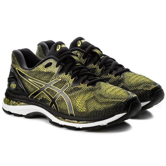 Buty Asics Gel Nimbus 20 T800N Sulphur Spring Black White 8990