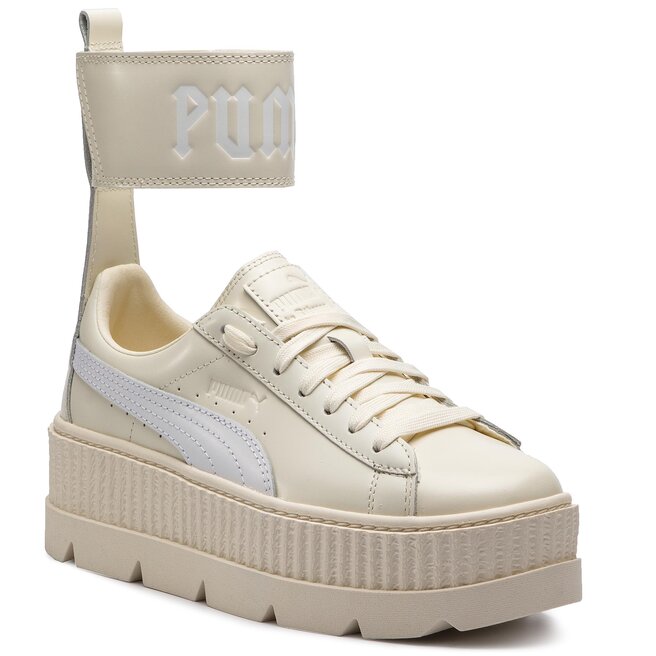 bent lay off Obsession Sneakers Puma Ankle Strap Sneaker Wn's 366264 02 Vanilla Ice/Puma White •  Www.epantofi.ro