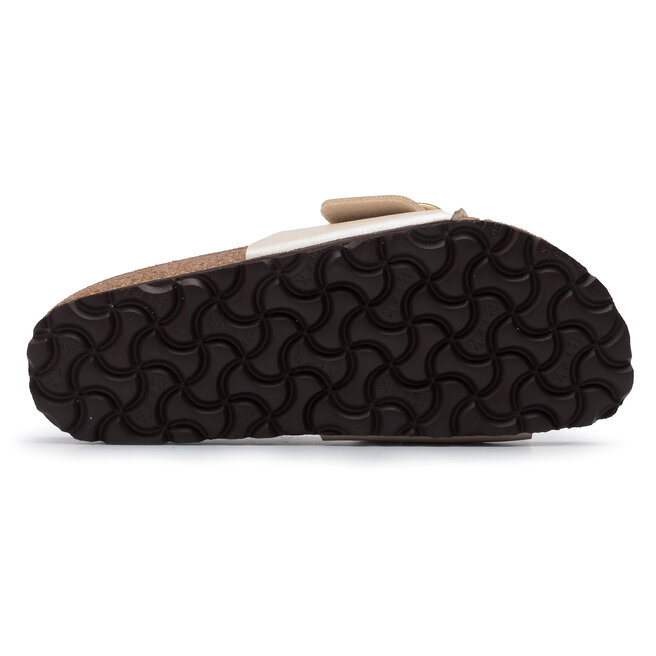 birkenstock madrid big buckle graceful pearl white