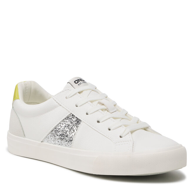 Sneakers ONLY Shoes Onlsunny-11 15288092 White/Silver Gli 15288092 imagine noua