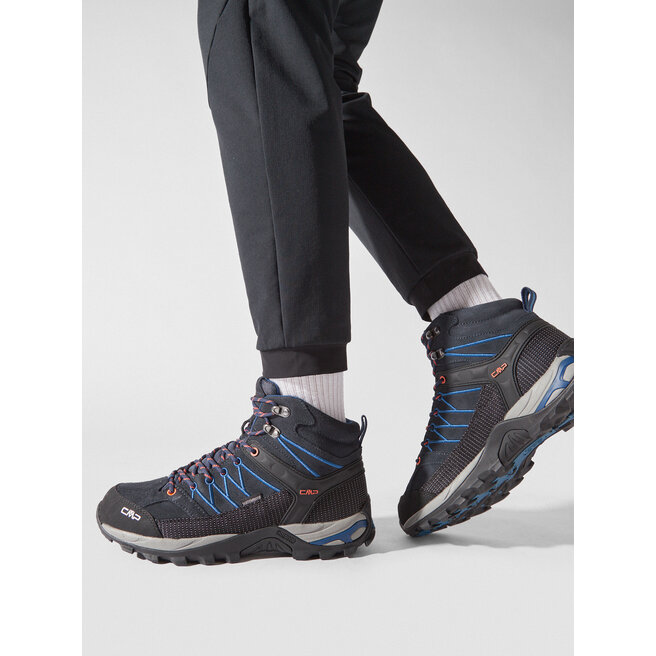 CMP Trekkings CMP Rigel Mid Trekking Shoes Wp 3Q12947 B.Blue-Flash Orange 27NM