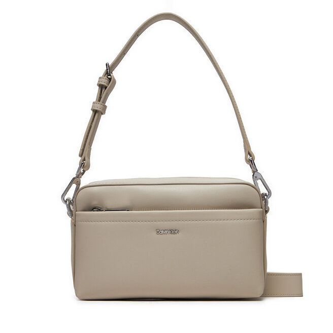Torebka Calvin Klein Ck Must Convertible Camera Bag - Beżowy
