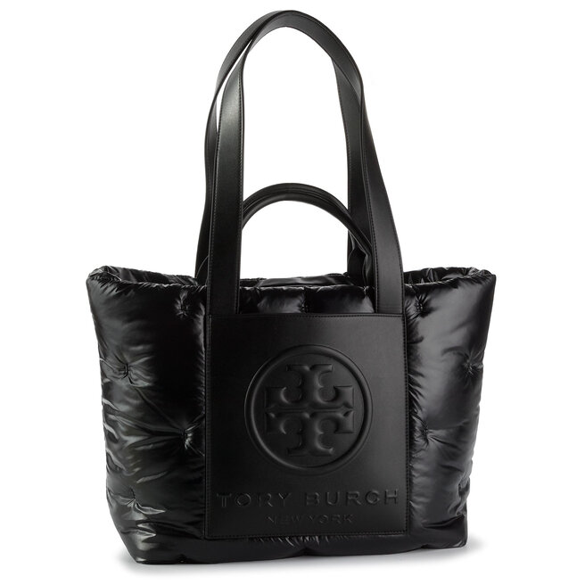 Sac main Tory Burch Perry Bombe Nylon Tote 56255 Black 001