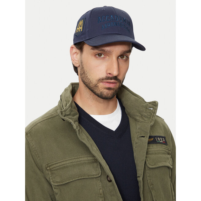 Czapka z daszkiem Aeronautica Militare Cappellino - Granatowy