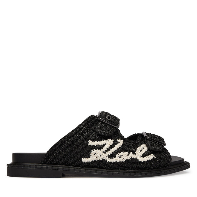 Klapki KARL LAGERFELD Kleo KL81326 Czarny -