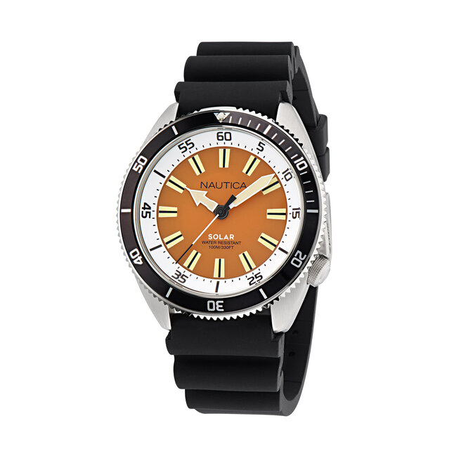 Ρολόι Nautica NAPNVS402 Orange/Black