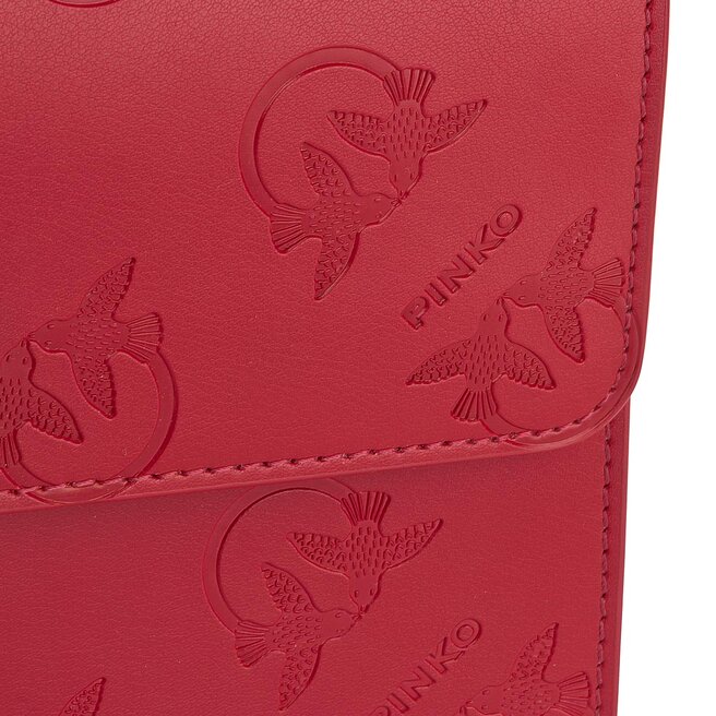 Pinko Kabelka Pinko Love Imprime Tracolla PE 18 PLTT 1P214C Y4K2 Red R20