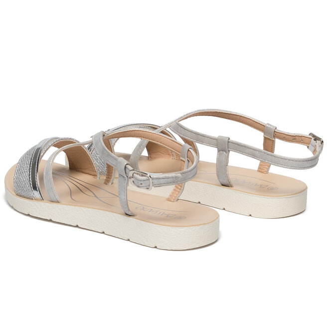 Sandale Bassano WS991 3 Silver epantofi.ro