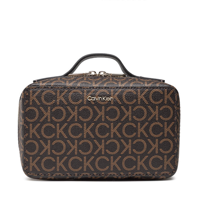 Calvin Klein Neceser Calvin Klein Ck Must Cosmetic Pouch Mono K60K608907 0HD