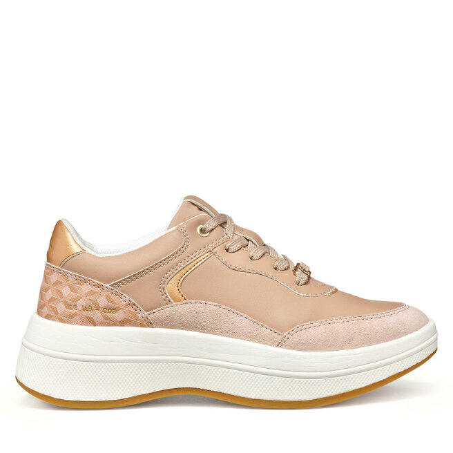 Sneakersy Geox D Spherica Ecub-3 D46WTD 05422 - Różowy