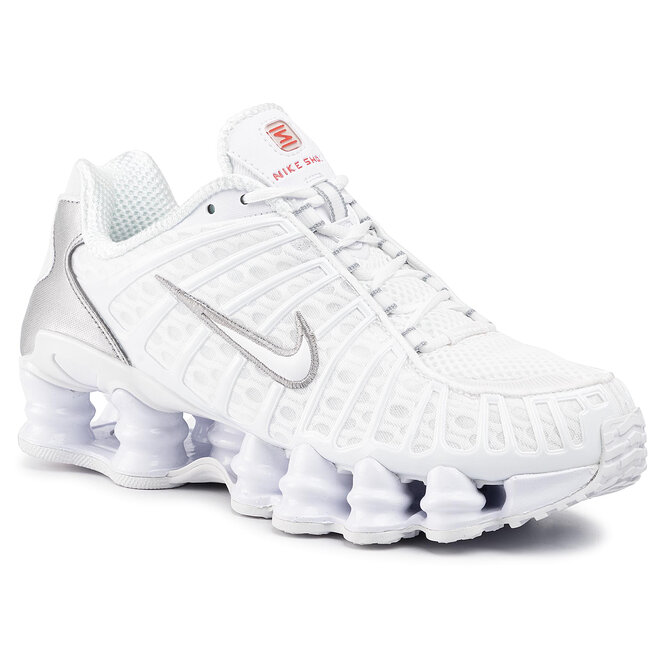 Nike Shox Tl AR3566 100 White White Metallic Silver