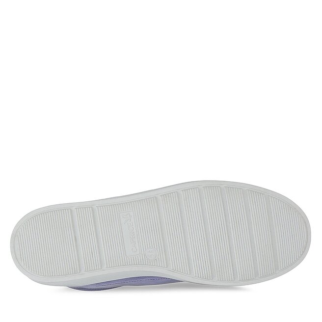 Caprice Sneakersy Caprice 9-23755-20 Lavender Suede 529