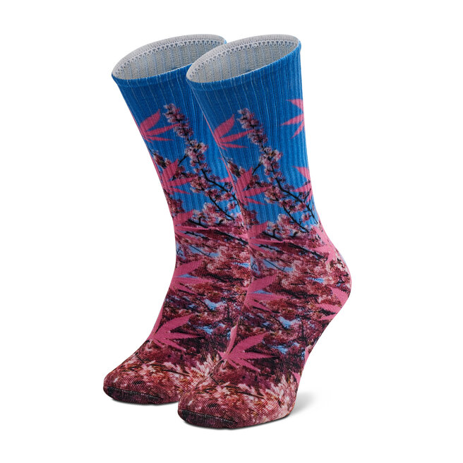 Κάλτσες Ψηλές Γυναικείες HUF Digital Plantlife SK00540 r. OS Pink