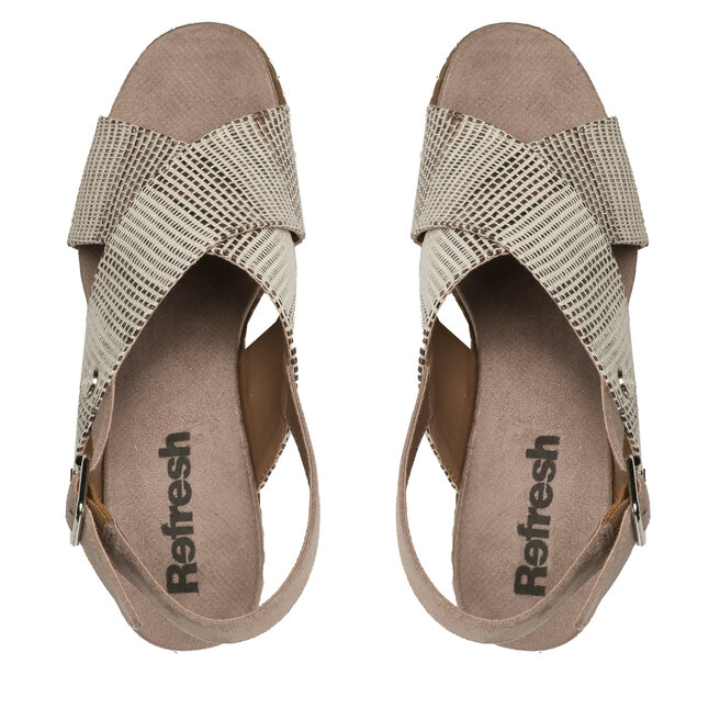 Refresh Sandály Refresh 170535 Taupe