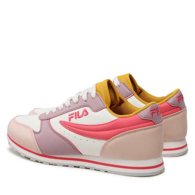FFT0014.13160 Teens Curry Low Orbit Sneakers Marshmallow/Lemon Fila