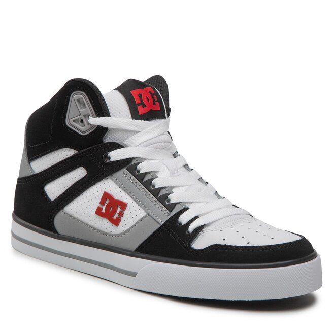 Sneakers DC Pure High-Top Wc ADYS400043 Black/White/Red (Xkwr) (Xkwr) imagine noua gjx.ro
