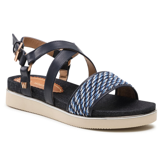 Sandale Wrangler Sunrise Karen Cross WL11702A Navy 016 016 imagine noua