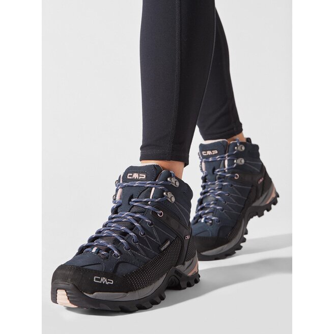 CMP Bakancs CMP Rigel Mid Wmn Trekking Shoe Wp 3Q12946 Asphalt/Antracite/Rose 53UG