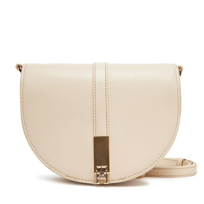 Torebka Tommy Hilfiger Th Heritage Saddle Bag - Écru