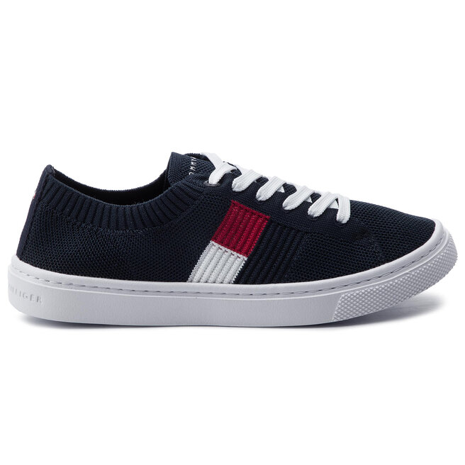 Tommy hilfiger knitted flag deals light sneaker