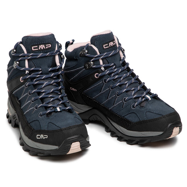 CMP Παπούτσια πεζοπορίας CMP Rigel Mid Wmn Trekking Shoe Wp 3Q12946 Asphalt/Antracite/Rose 53UG