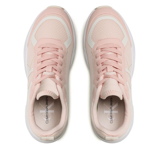 Calvin Klein Jeans Сникърси Calvin Klein Jeans Retro Tennis Over Mesh Wn YW0YW00946 Peach Blush/Creamy White 0JV