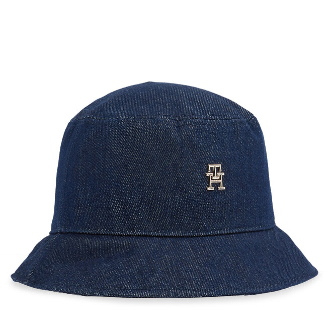Kapelusz Tommy Hilfiger Elevated Chic Denim Bucket Hat - Granatowy